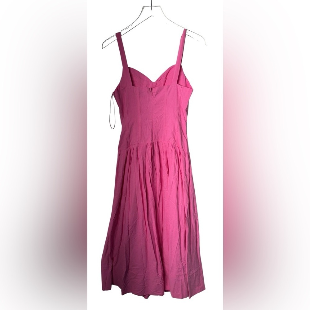 Moon River Corset Bodice Drop Waist Dress In Pink B2356 - Picture 3 of 7